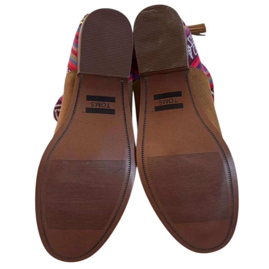 Like New Toms Leather Leila Ankle
Boots Size 9 - Image 7