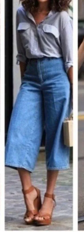 nwot // kate spade broom street wide leg capri culotte pants - Image 13