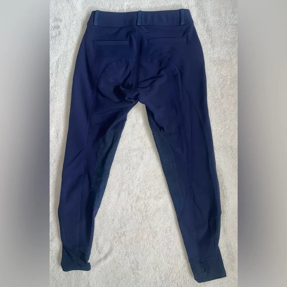 Piper by Smartpak Blue Knee Patch Breeches size 24R - Image 6