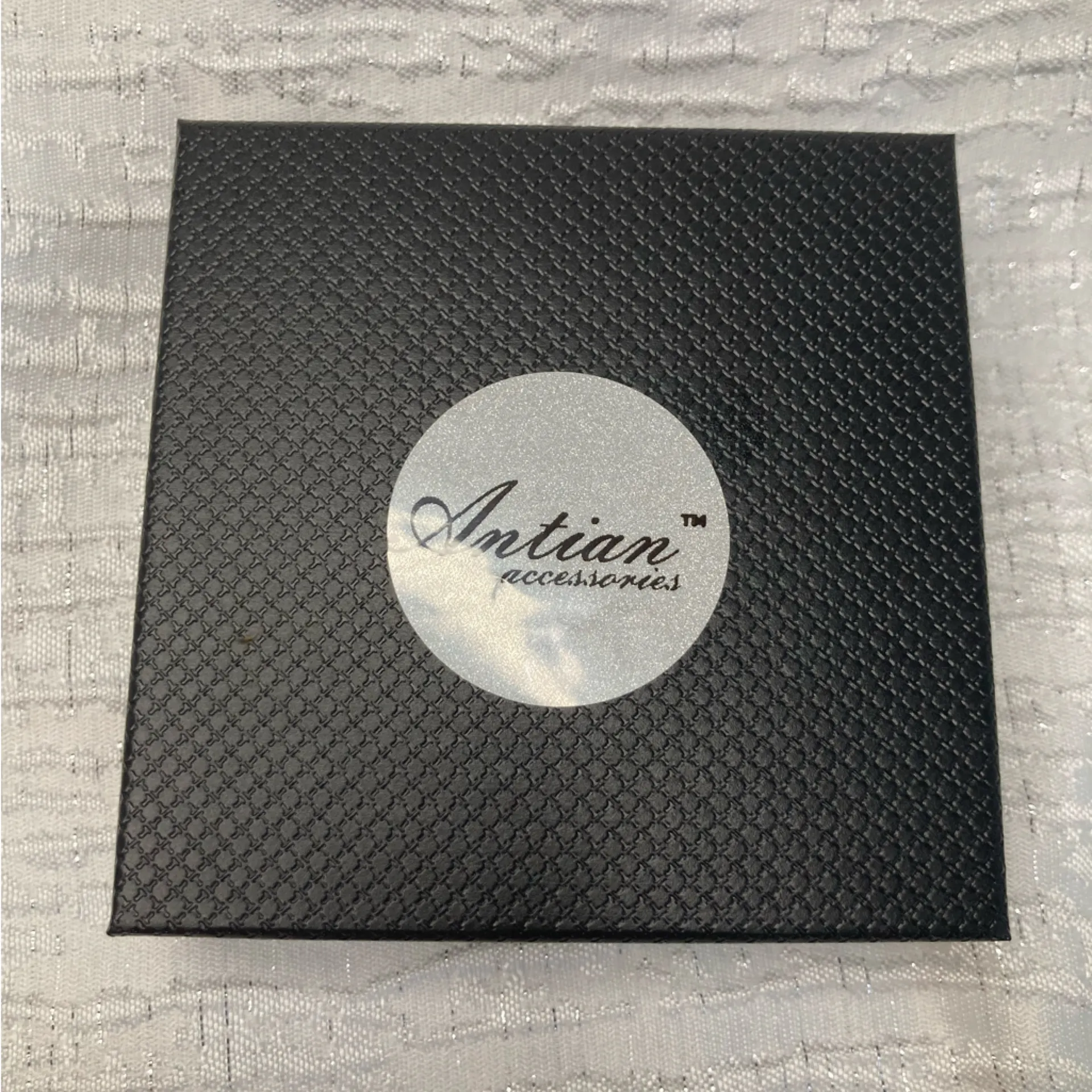 Antian Accessories™ Sterling Silver 925 Faceted Diamond - Image 4