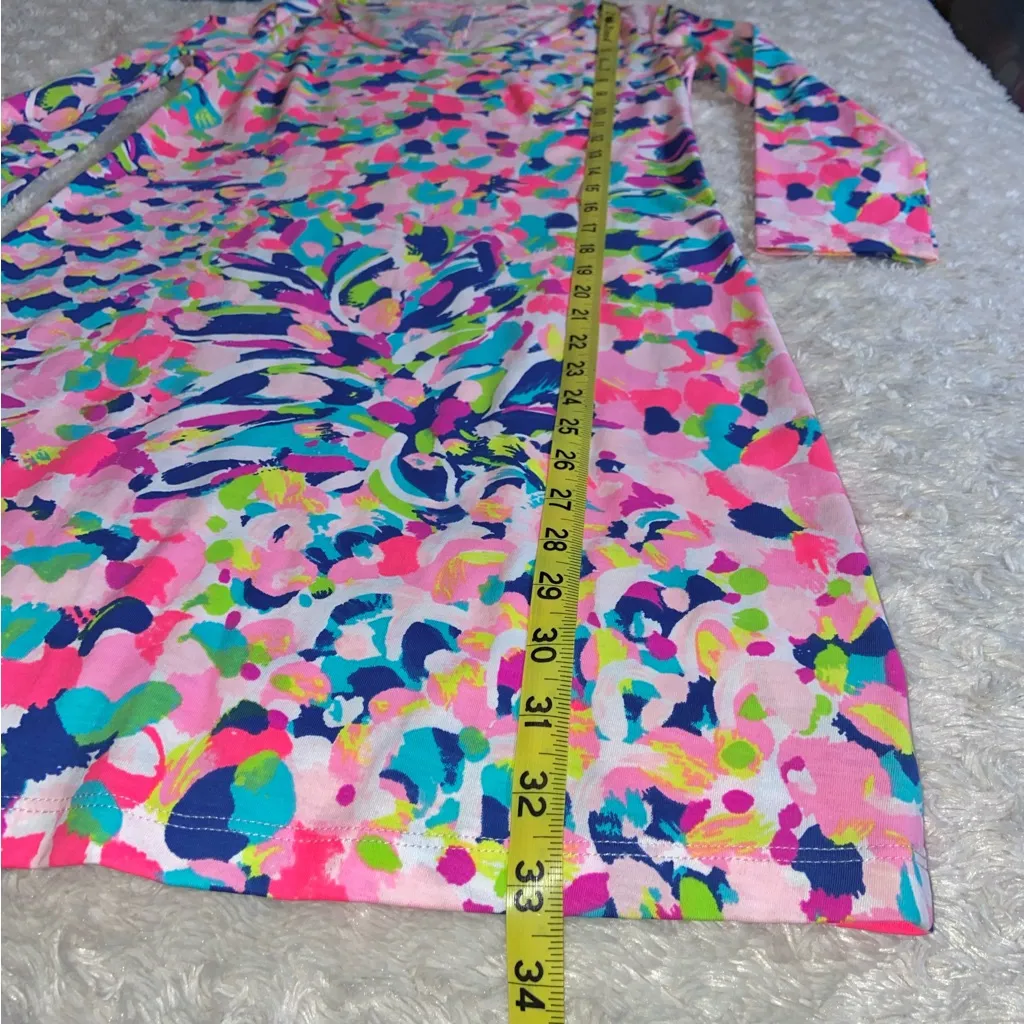 Lilly Pulitzer Beacon Dress Pina Colada Print 2017 XXS Sugartown - Image 10