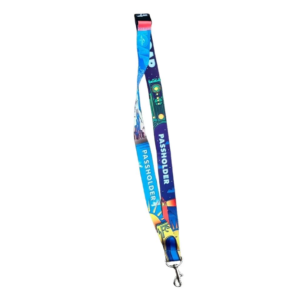 Universal Studios Blue and Purple Passholder Lanyard - Image 2