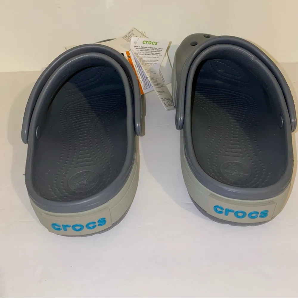 Crocs Unisex crocband II clog in charcoal/light grey size 6 Men’s/ 8 Women’s 🆕 - Image 13