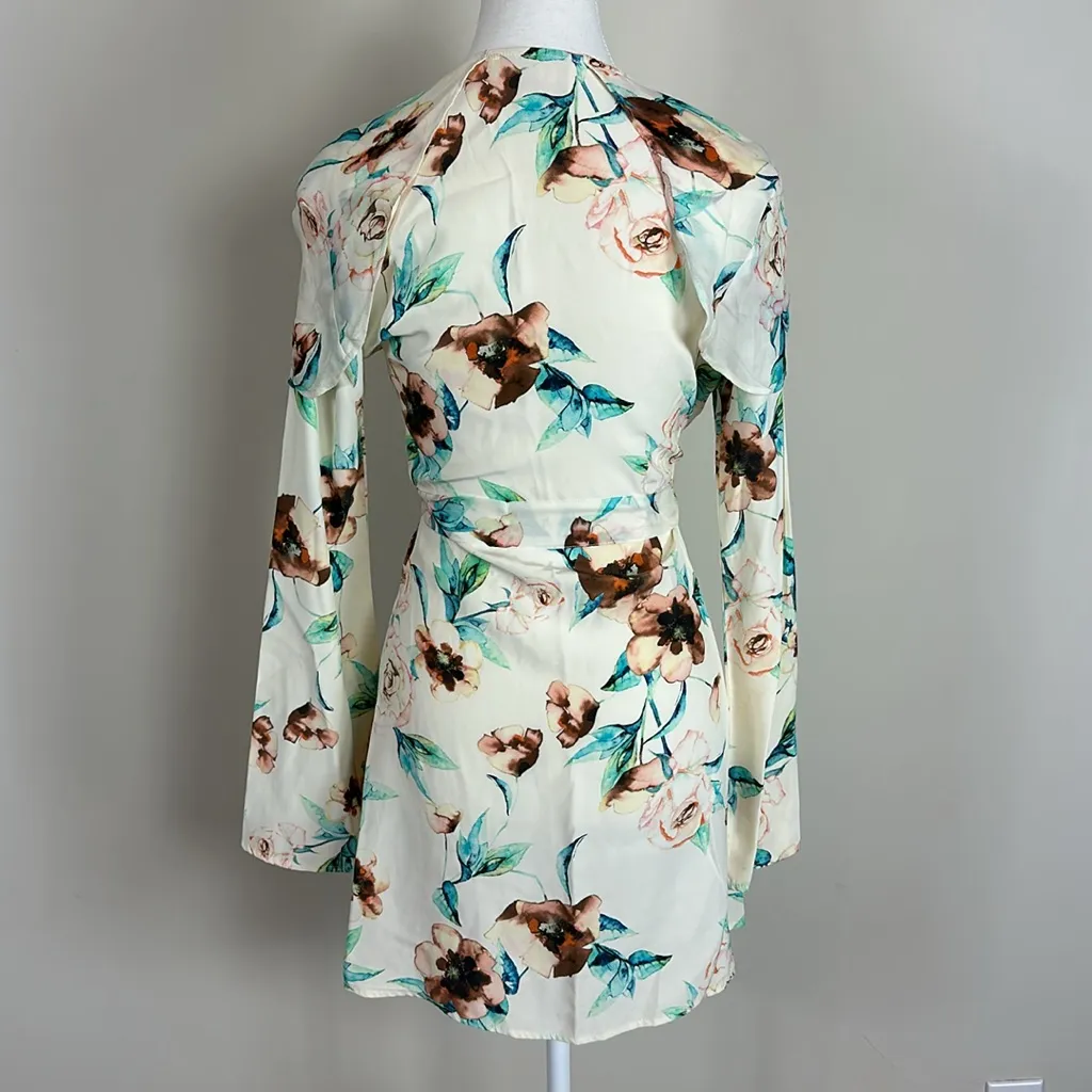 Stone Cold Fox‎ Giselle Floral Robe Mini Dress Size 1 - Image 7