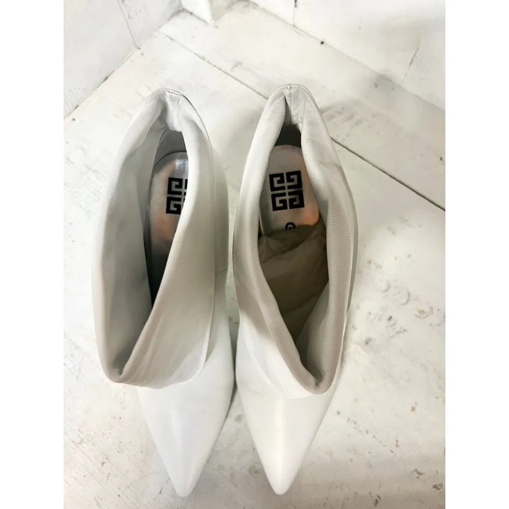 Givenchy Bottine Show 80 Foldable Ankle Fashion Bootie White Women's 39 / 8.5 - Image 6