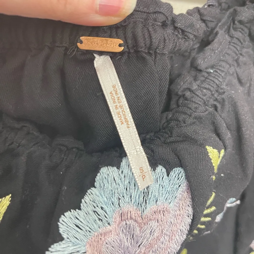 Free People‎ Fleur Du Jour Embroidered Mini Dress Size Small - Image 5