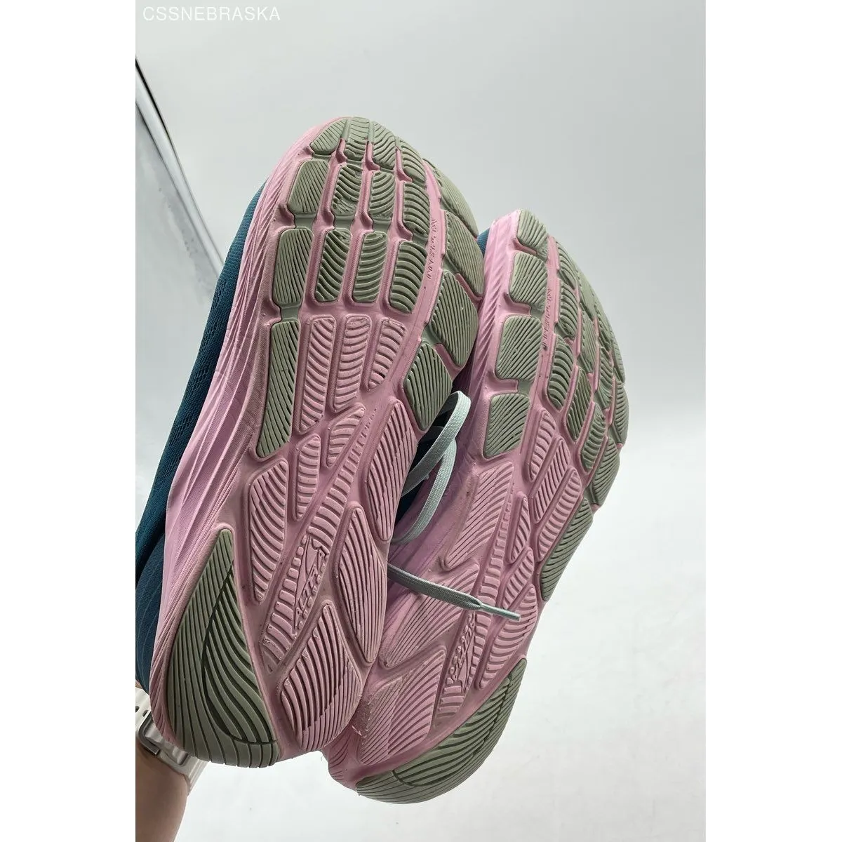 Altra Blue/Pink Running Shoes Womens Blue Mesh Trail Trainers Sneakers‎ - Image 8