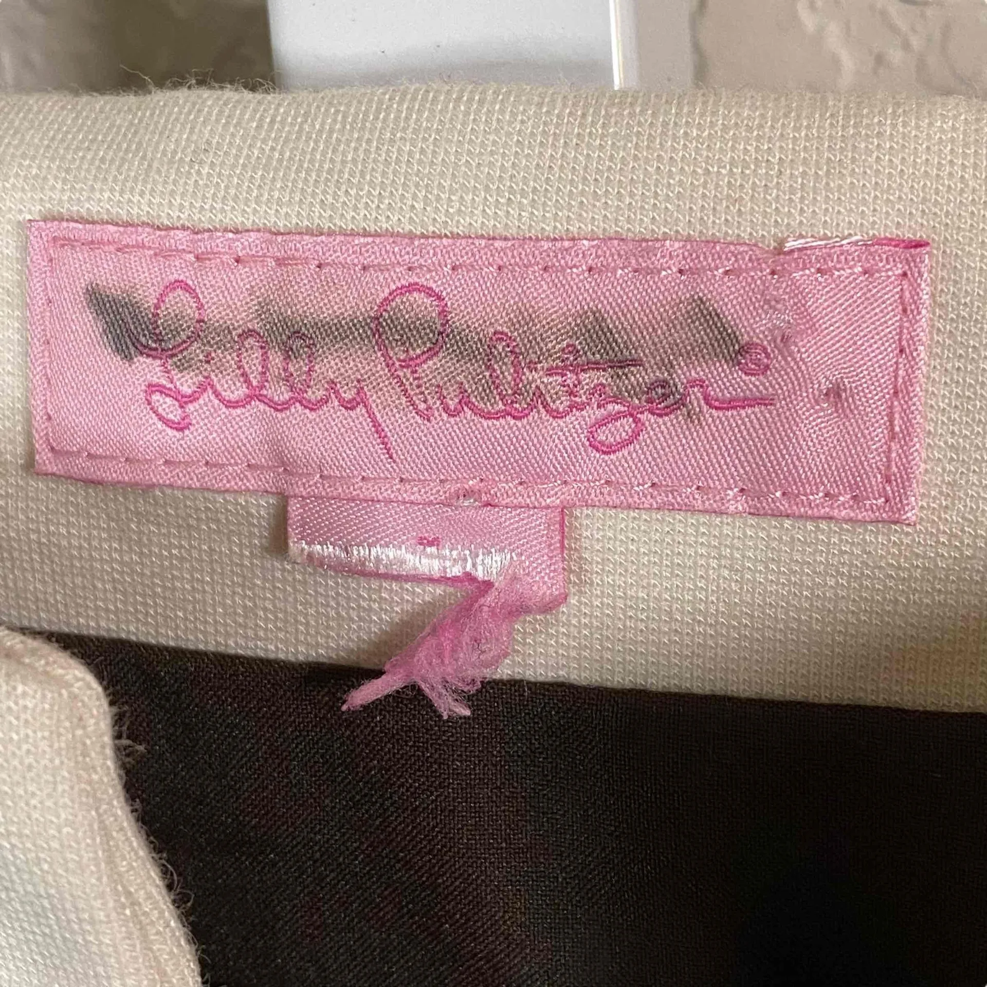 Lilly Pulitzer Womens‎ Brown Cleary V-neck cap sleeve Fit & Flare Dress Sz SP - Image 2