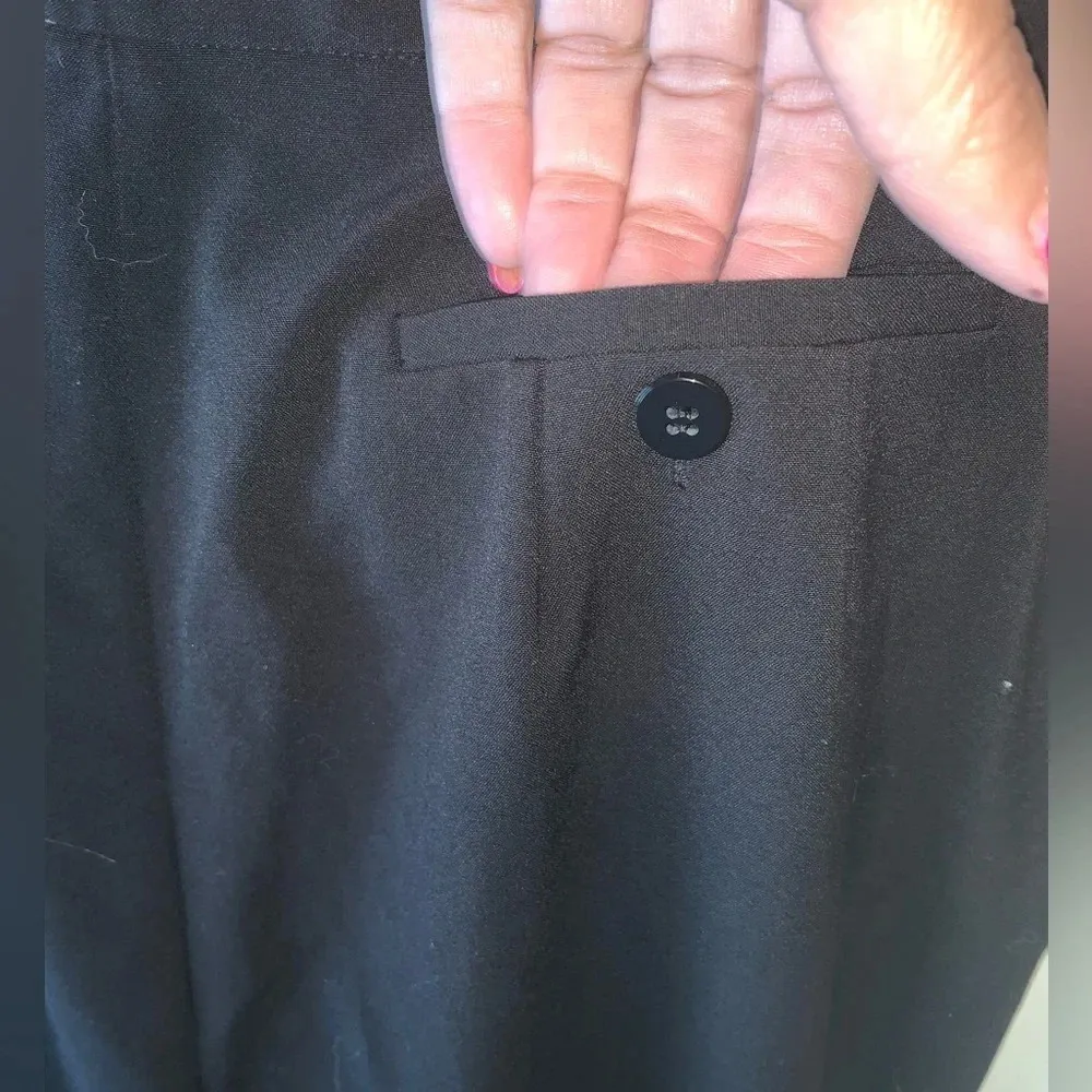 Grace Elements  New Castle black slacks/pants‎ NWT 14 - Image 7