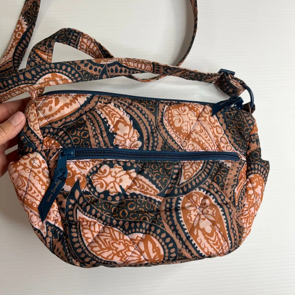 Vera Bradley Handbag Ultralight Small Vera 27127-X60 Fern Paisley Lightweight - Image 4