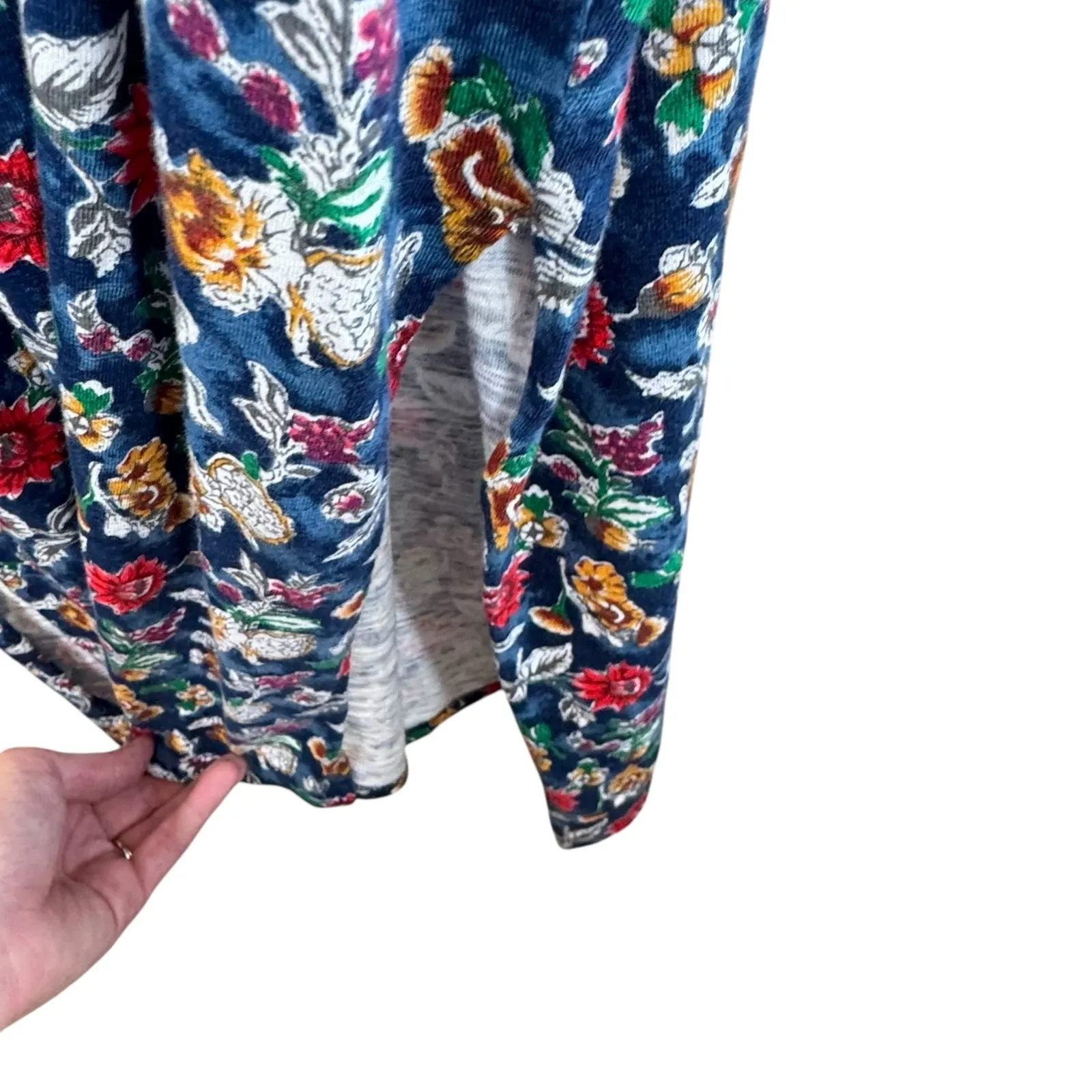 Lauren Ralph Lauren Floral Tie Front Lightweight Pullover Midi Tank Dress Sz 12 - Image 4