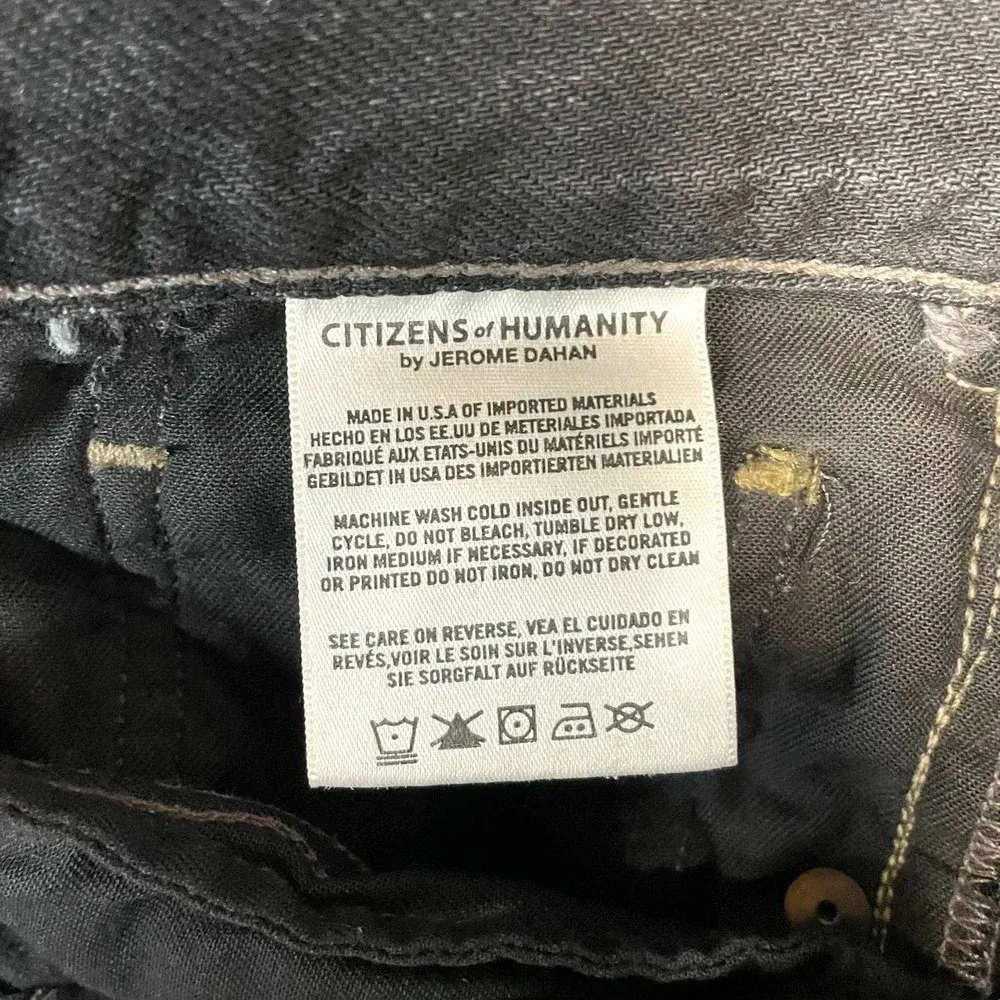 Citizens‎ of Humanity Gia Jeans Studded Dark Tempest Black Denim Size 29 - Image 12