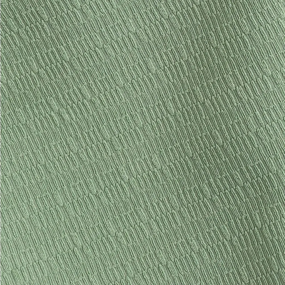 ZAFUL High Cut Cheeky Textured Strappy Bikini Swimwear BOTTOM - Light Green S - Image 4