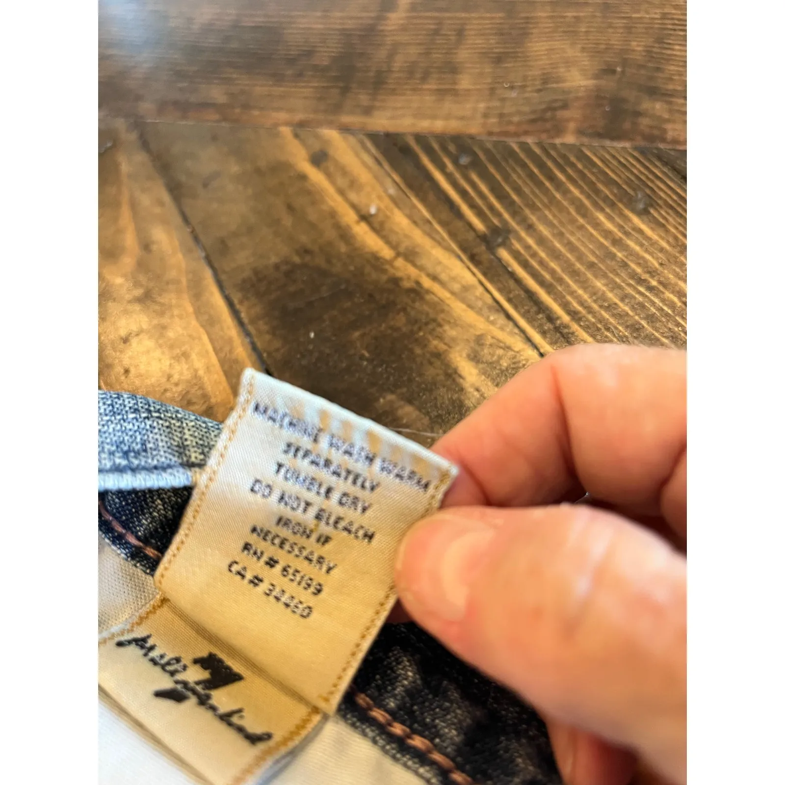 7 For All Mankind Cropped Jeans Women 27 Preppy Academia Twee Coquette Grunge - Image 9