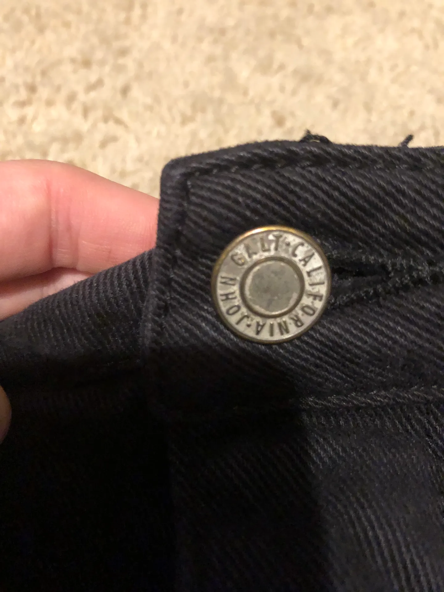 Black denim mini skirt never worn  - Image 5