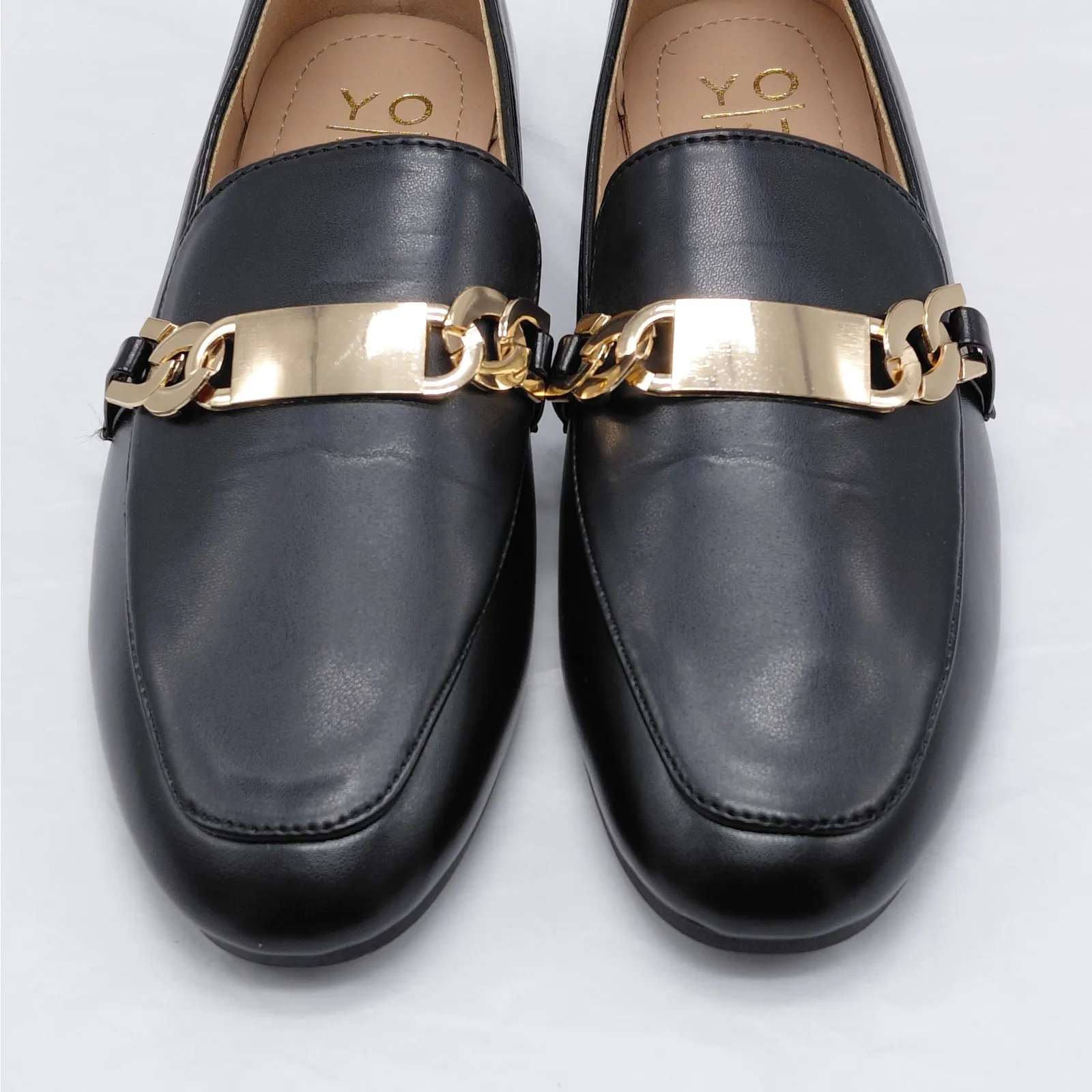 Yoki Edline-36 Women's Dress Loafers Size 6 Black Slip On Casual Comfort Shoes - Image 5