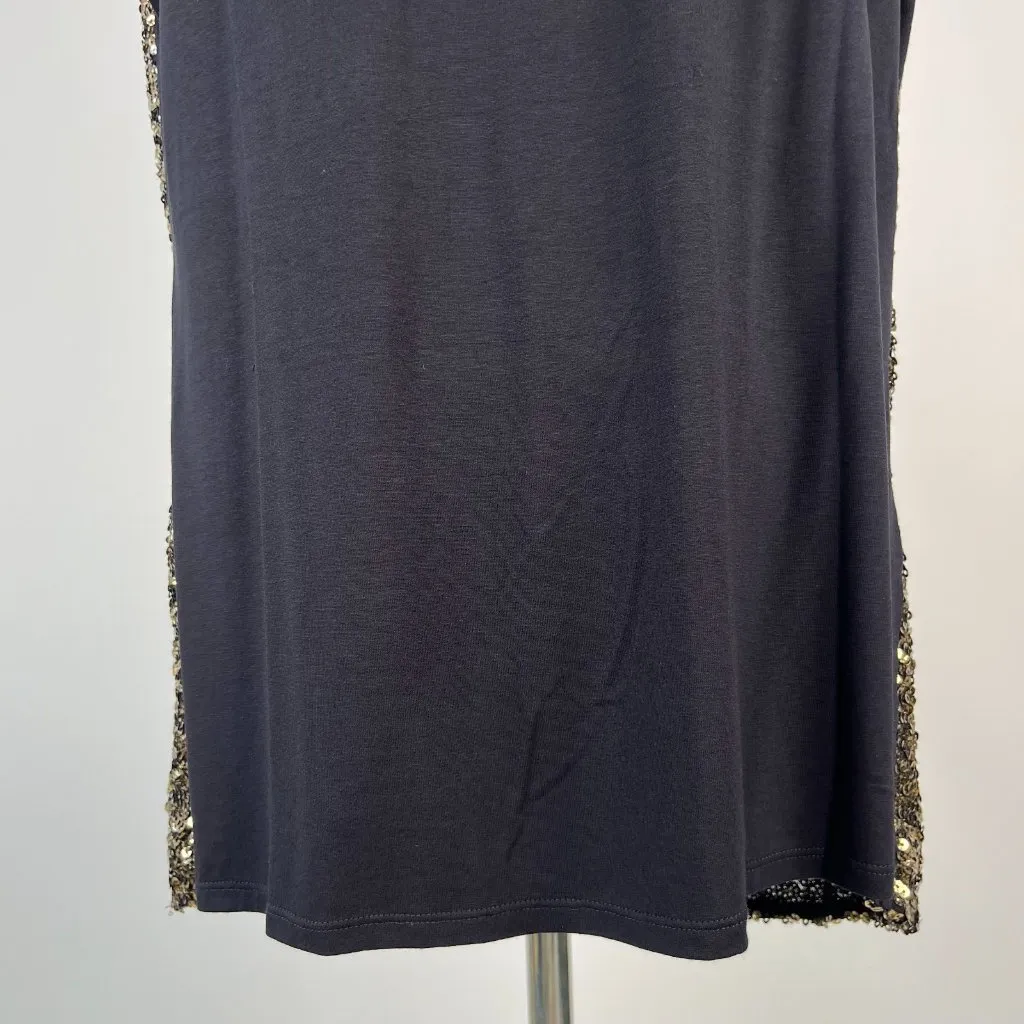 NWT Mint Velvet Gold Sequins Top Stretch Short - Image 7
