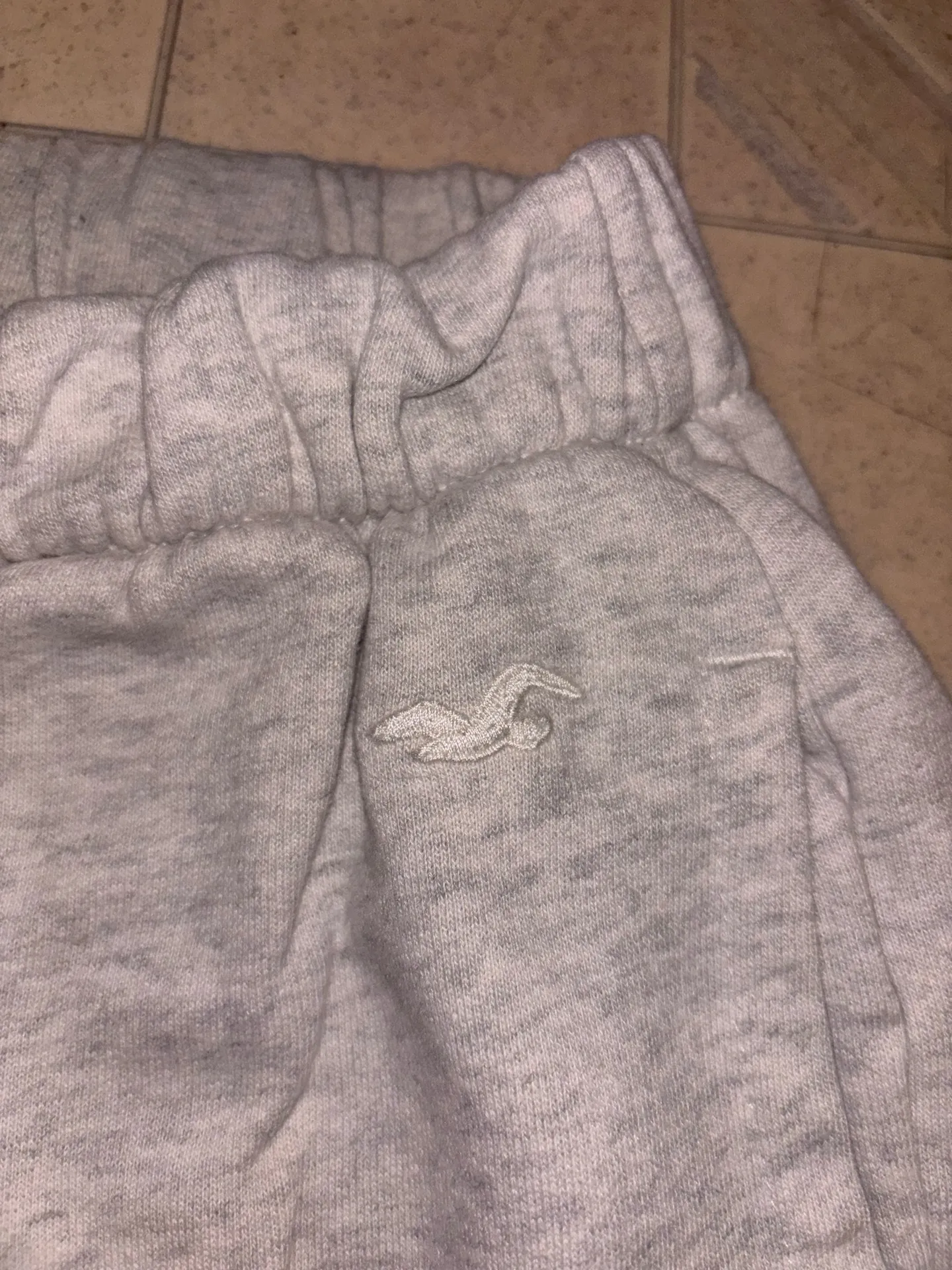 Hollister Jogger Sweatpants Grey Xs - Image 3