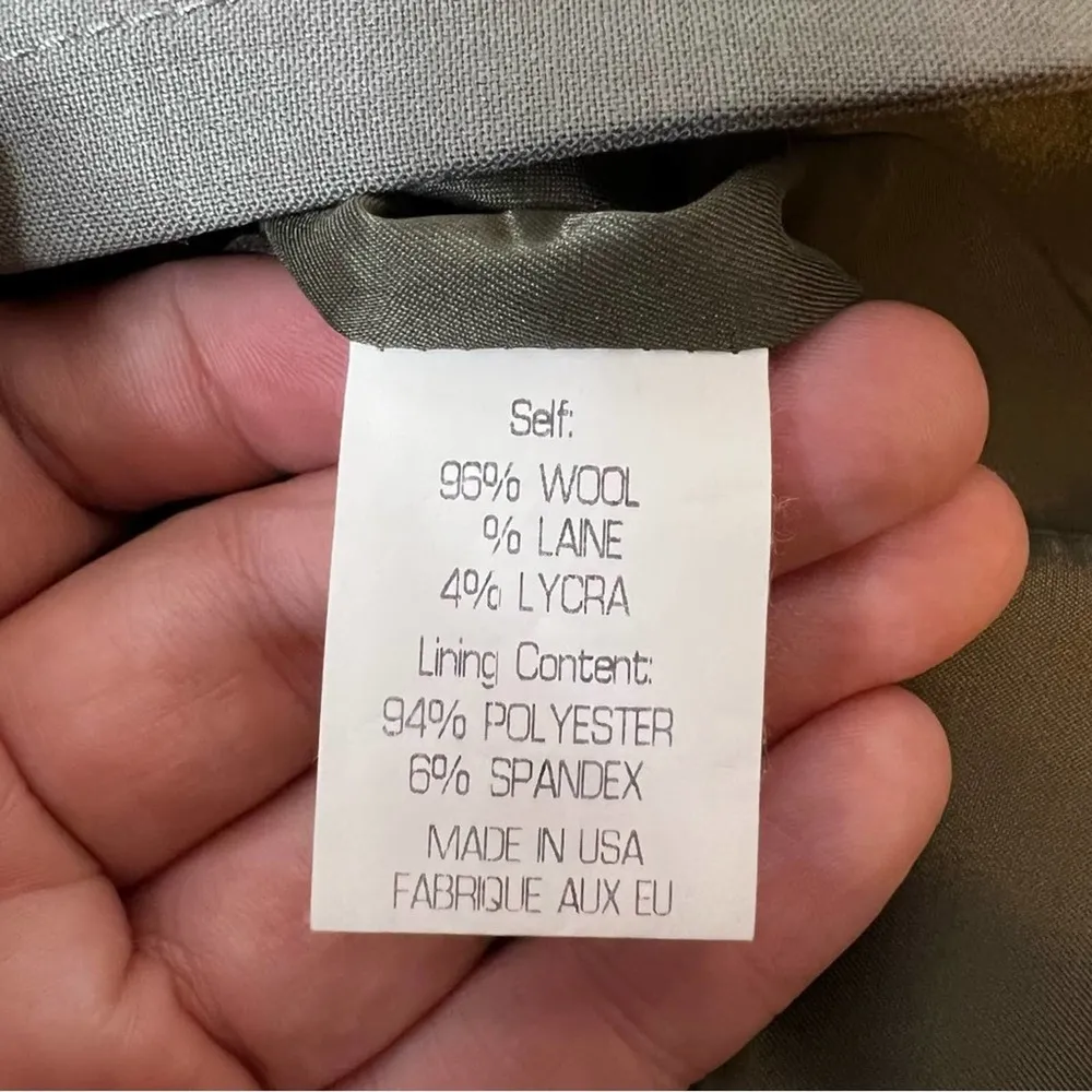 Theory tan wool blazer sz 0 - Image 4