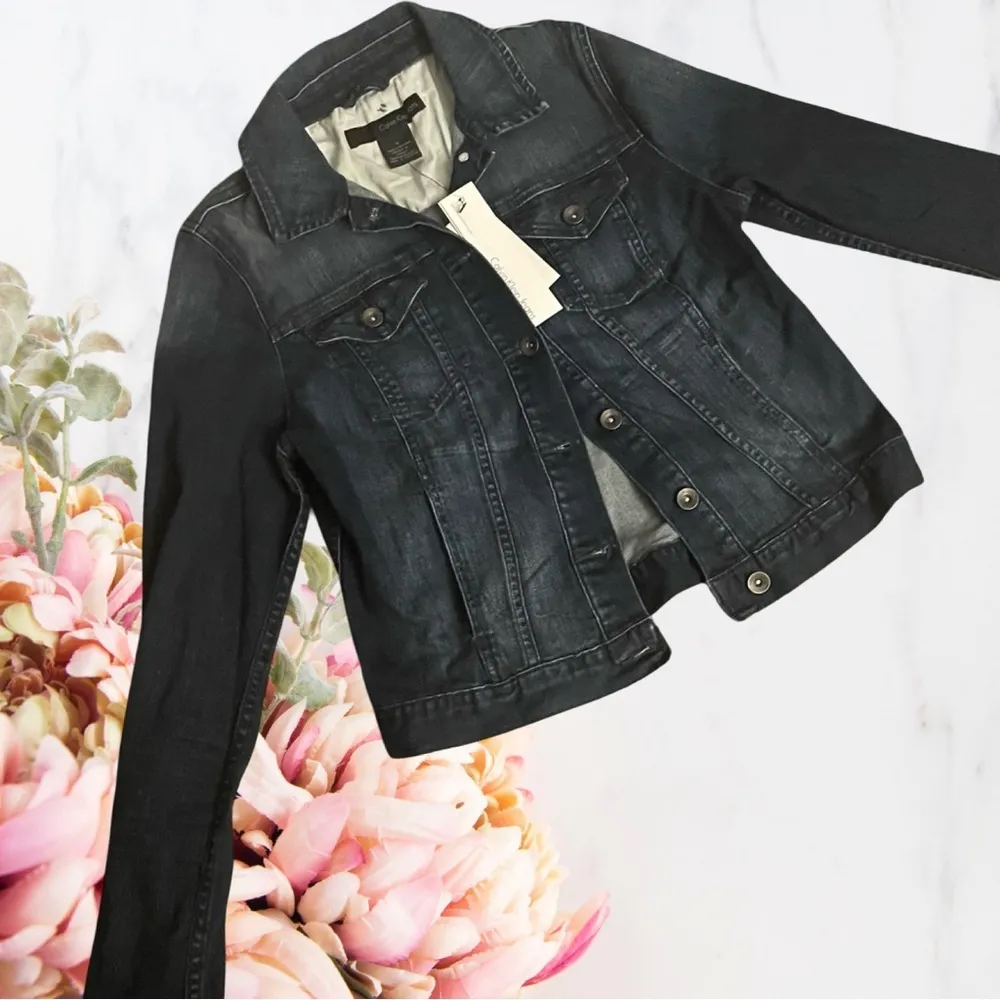 CALVIN KLEIN JEANS Blue OMBRÉ Denim Jacket - Image 4