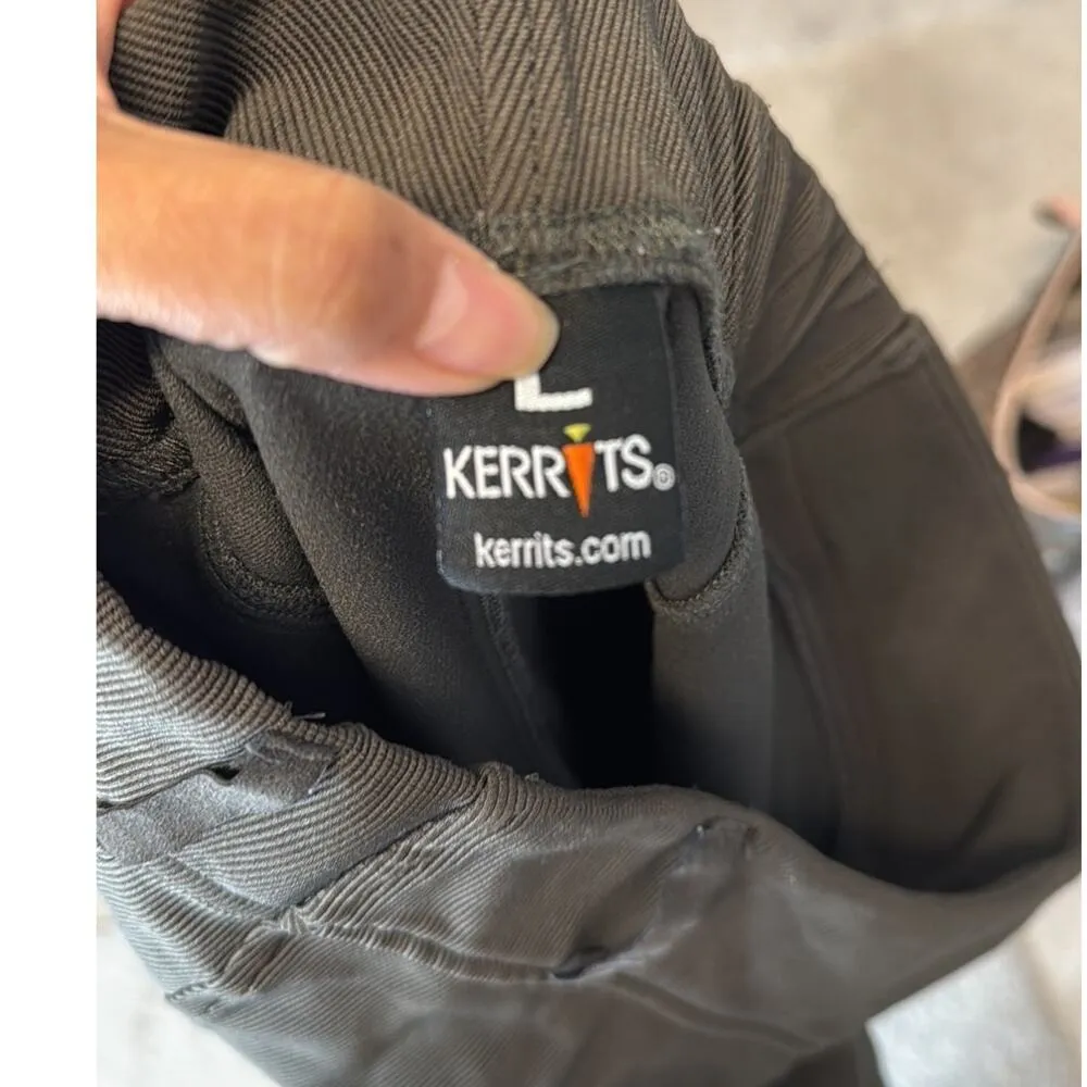 Kerrits Equestrian Riding Pants ribbed Breeches Leggings ultra suede patches - Image 7