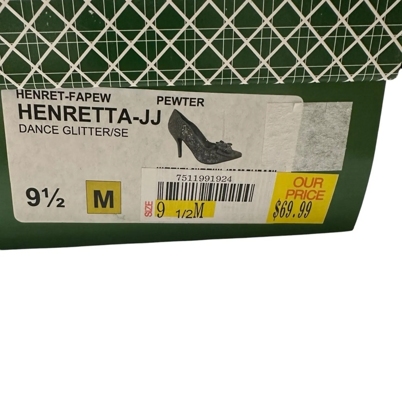 J.Renee Henretta Silver Sequin Bow Glitter Pointed Heels Size 9.5 Formal Wedding - Image 15