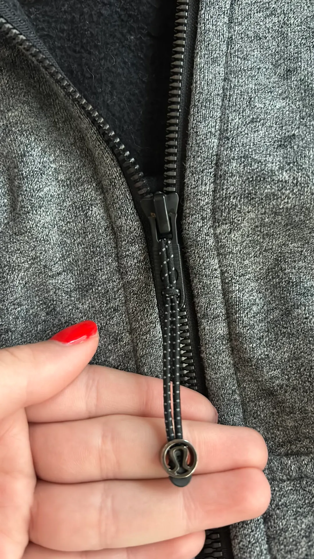 Dark Heather Grey Scuba - Image 3