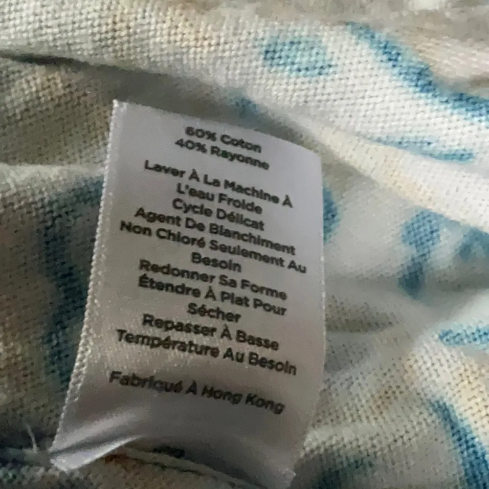 Talbots Cotton-Blend Print Cardigan Sz. L - Image 6