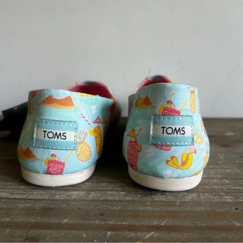 Toms Alpargata Tropical Tiki Slip On Women's Shoe Size 8.5 #250932 - Image 6