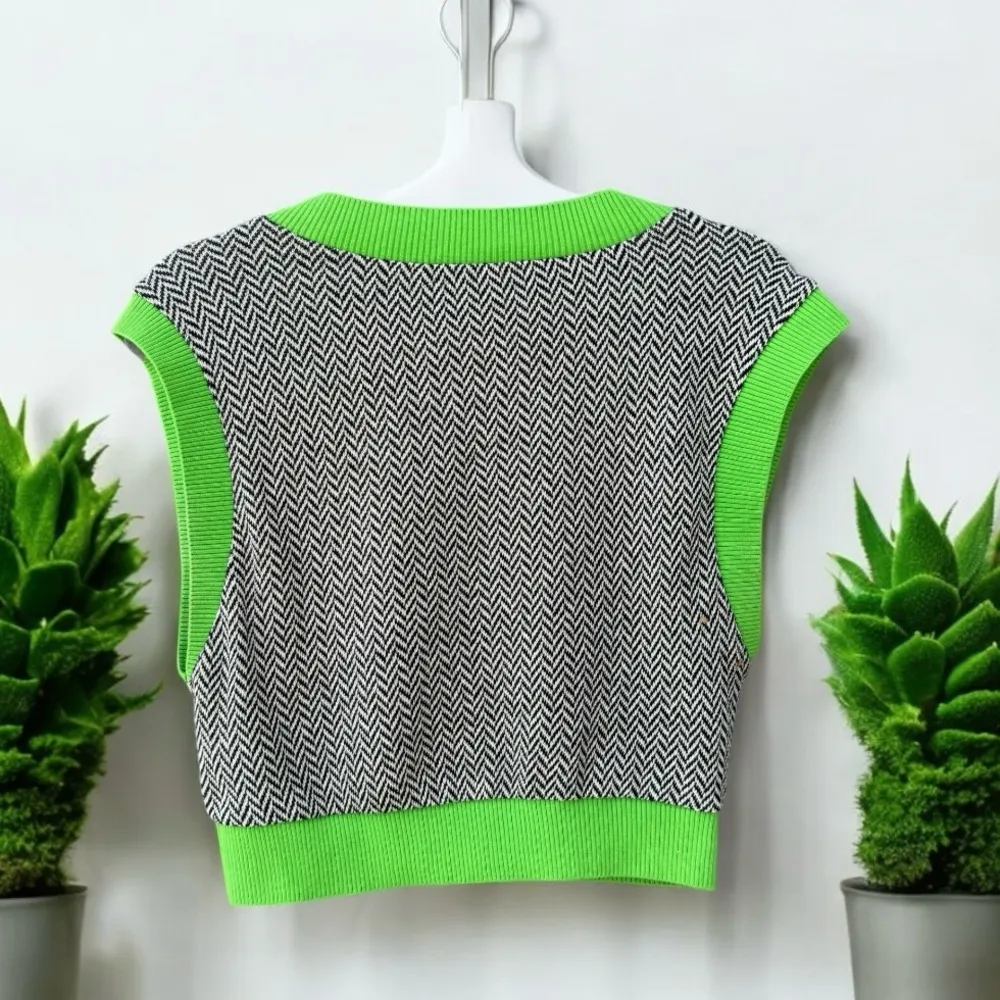 Zara Sweater Vest Size Small - Image 3
