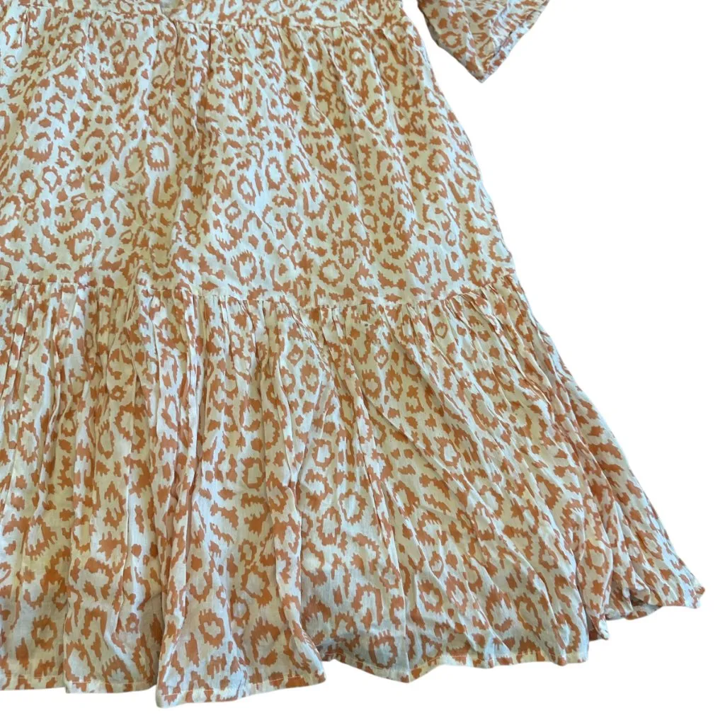 Emerson Fry Isla Dress Sunbaked Leopard Print India Collection Size Small XS Brown - Image 7