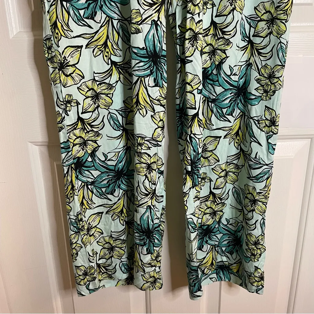 Beach Riot Blue Lagoon Beach Pants Wide Leg Size Medium multi color coastal - Image 3
