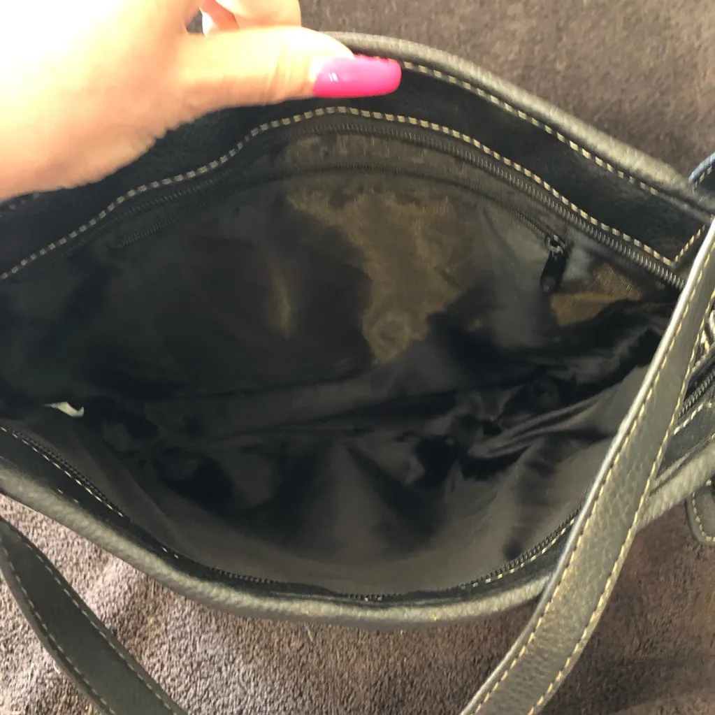 Koltov black and grey shoulder purse. Gray - Image 6