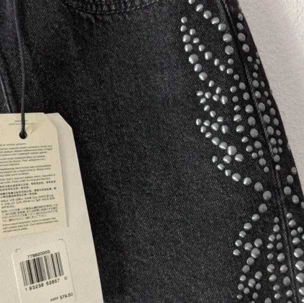 Levi's High Rise Deconstructed Button Fly Skirt - Image 10