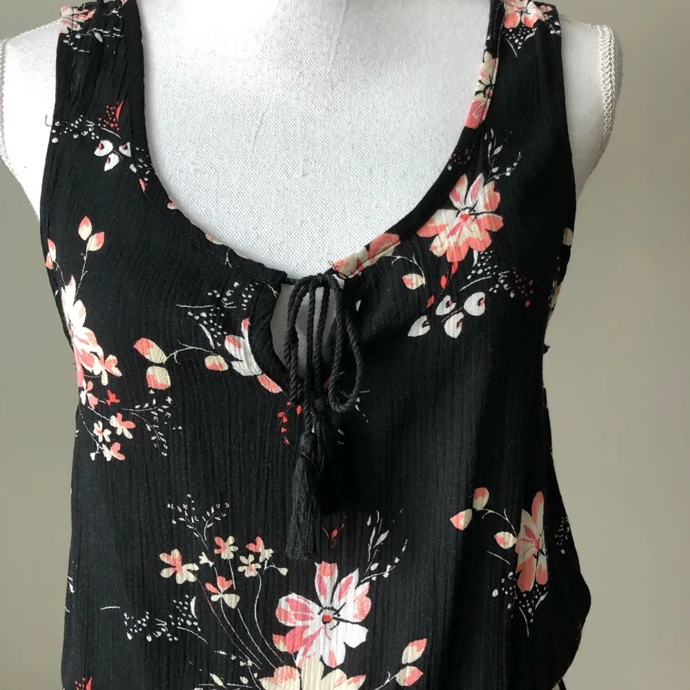 NWT Cape Juby Black Floral Romper Size S - Image 2