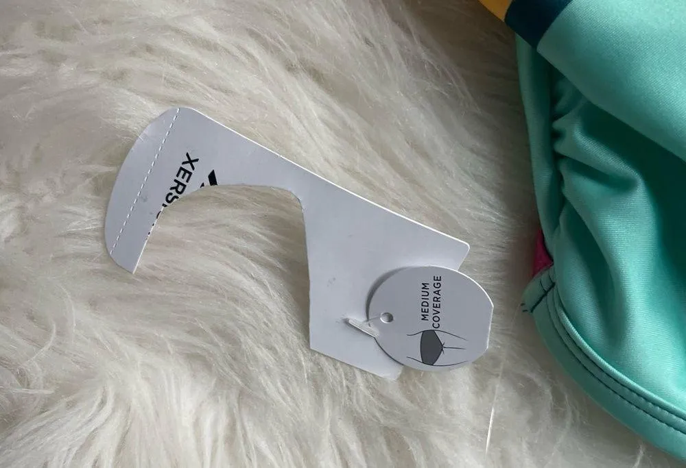 Xersion One Piece Swimsuit Color Block NWT - Image 3