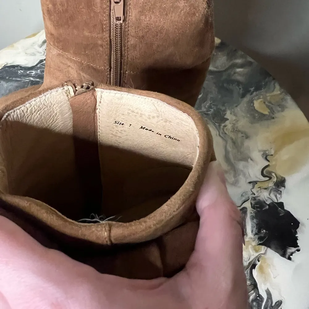 Kate Spade New York Brown Suede Bow Boots Heeled - Image 8