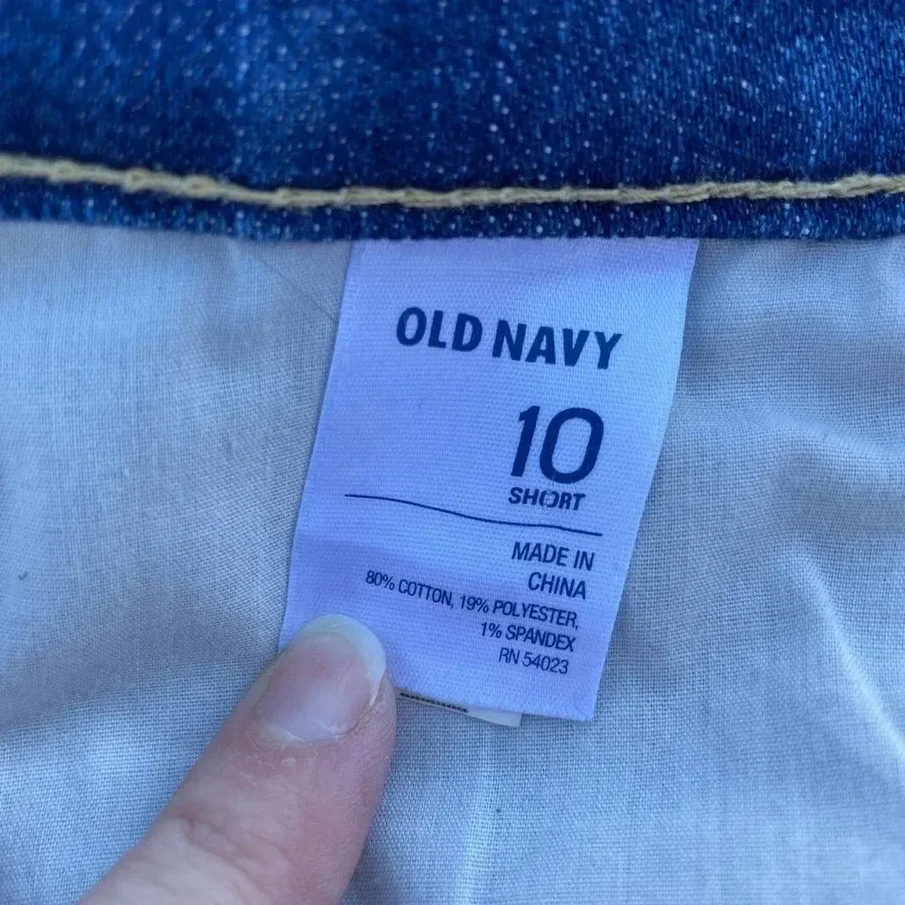 Old Navy Diva Jeans Size 10 Petite Short Straight Y2K 00s Vintage Discontinued - Image 4