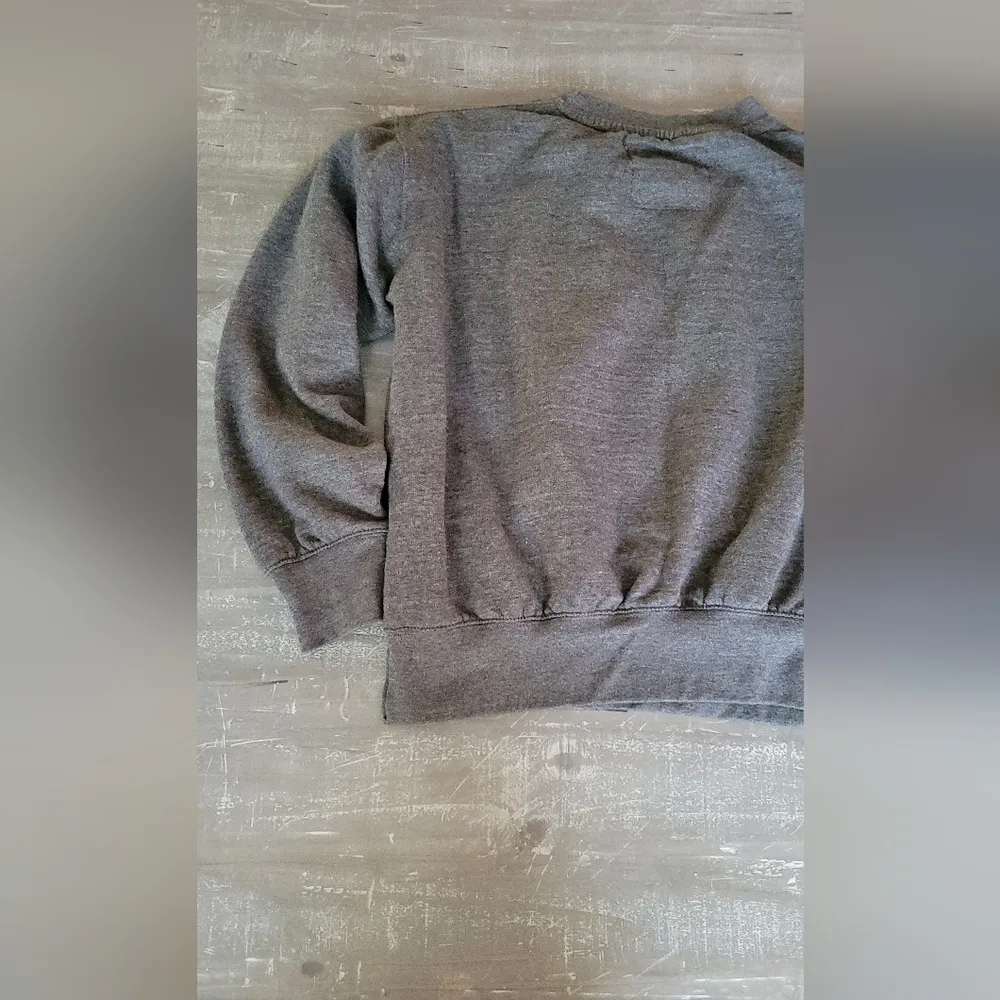 New York Popular Womens Sweatshirt Size S Gray - Image 9