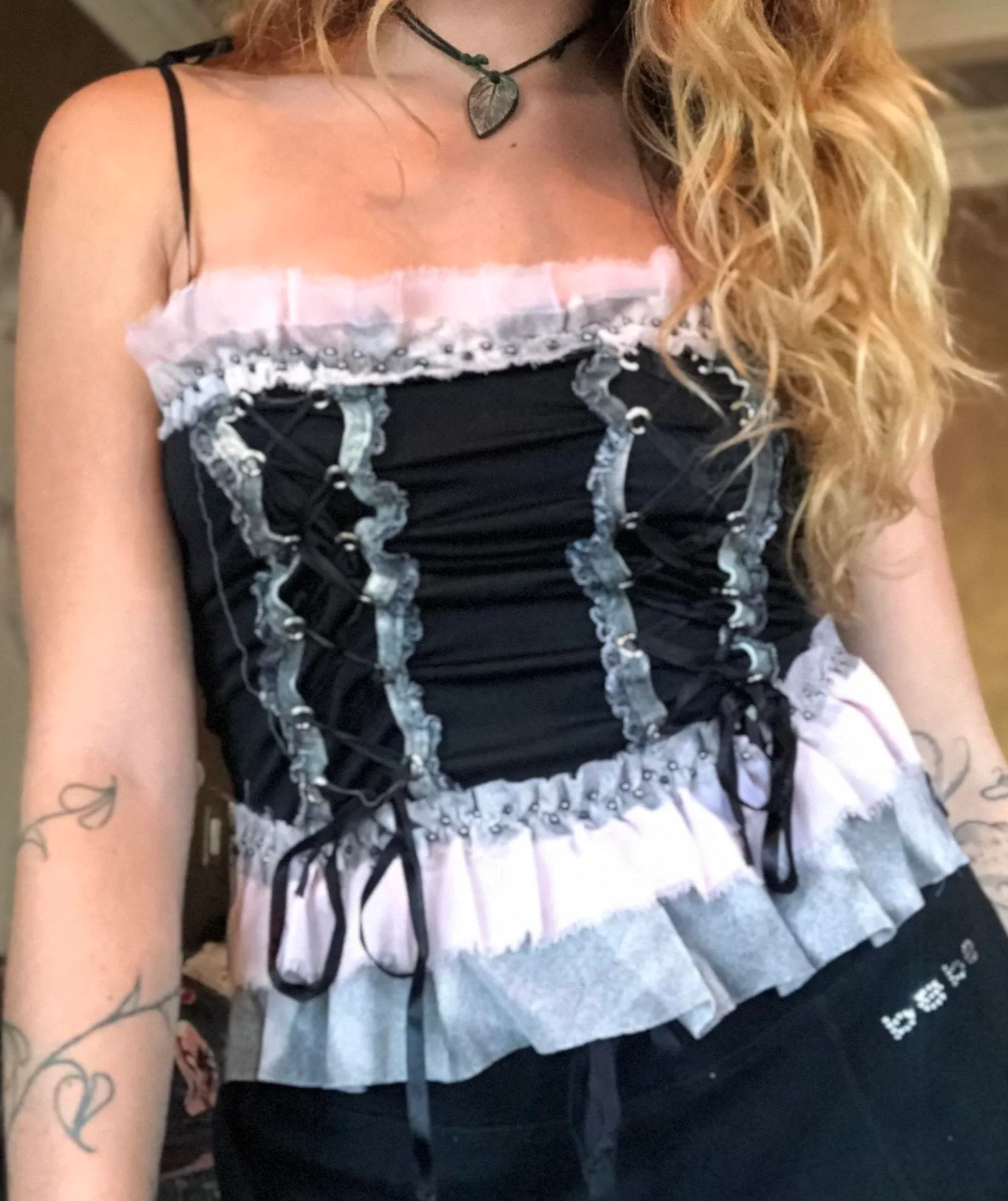 Corset Lolita Top Blouse - Image 2