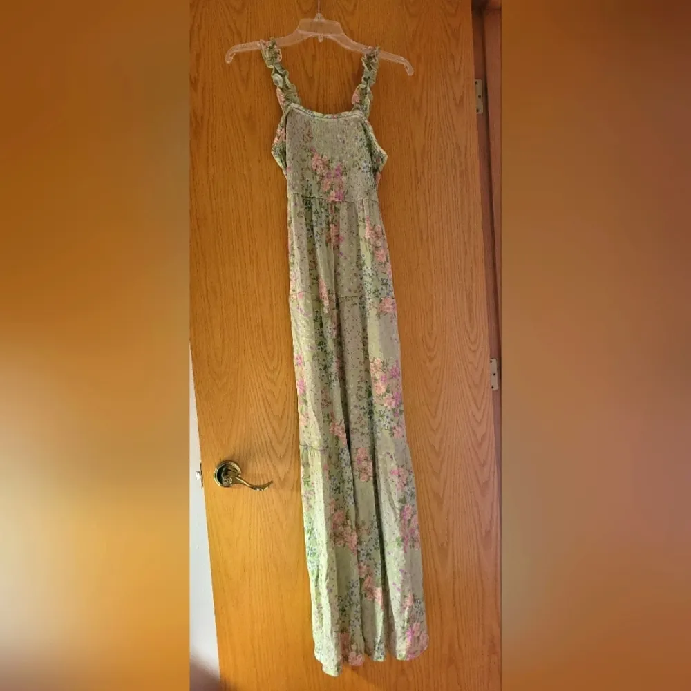 Pink Rose  Floral Maxi Dress - Image 3