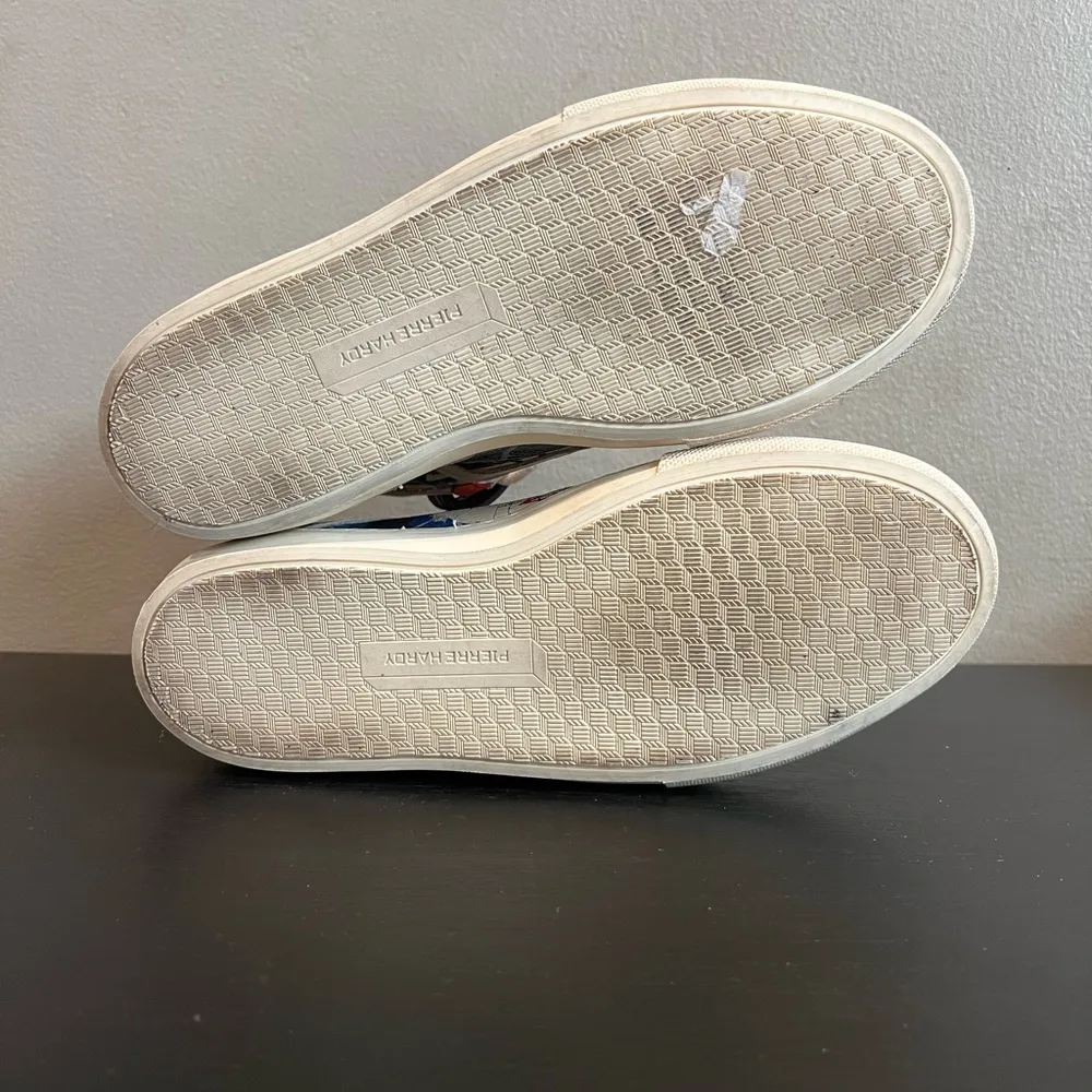 Mother of Pearl and Pierre Hardy High Top Sneakers Distressed Look size EU 38 Red - Image 5