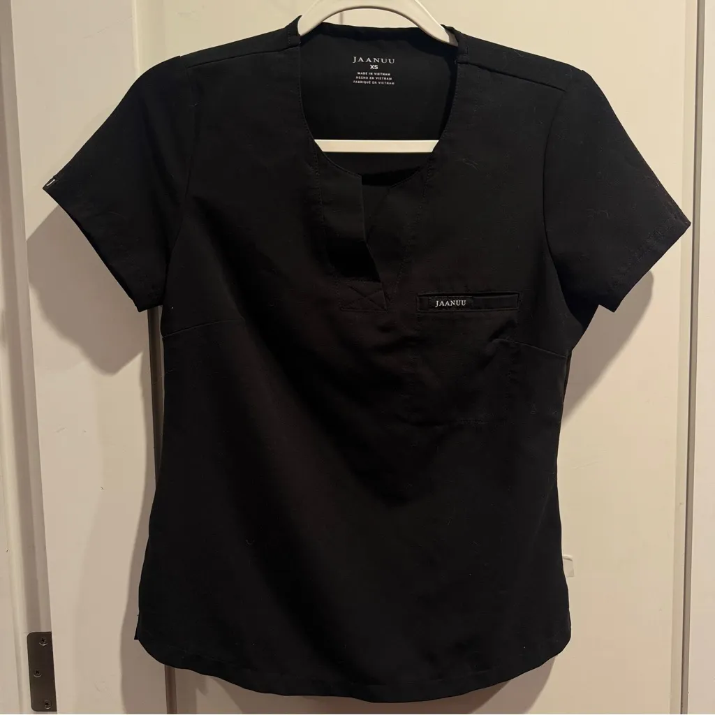 Jaanuu Black Women's scrub top - Image 2