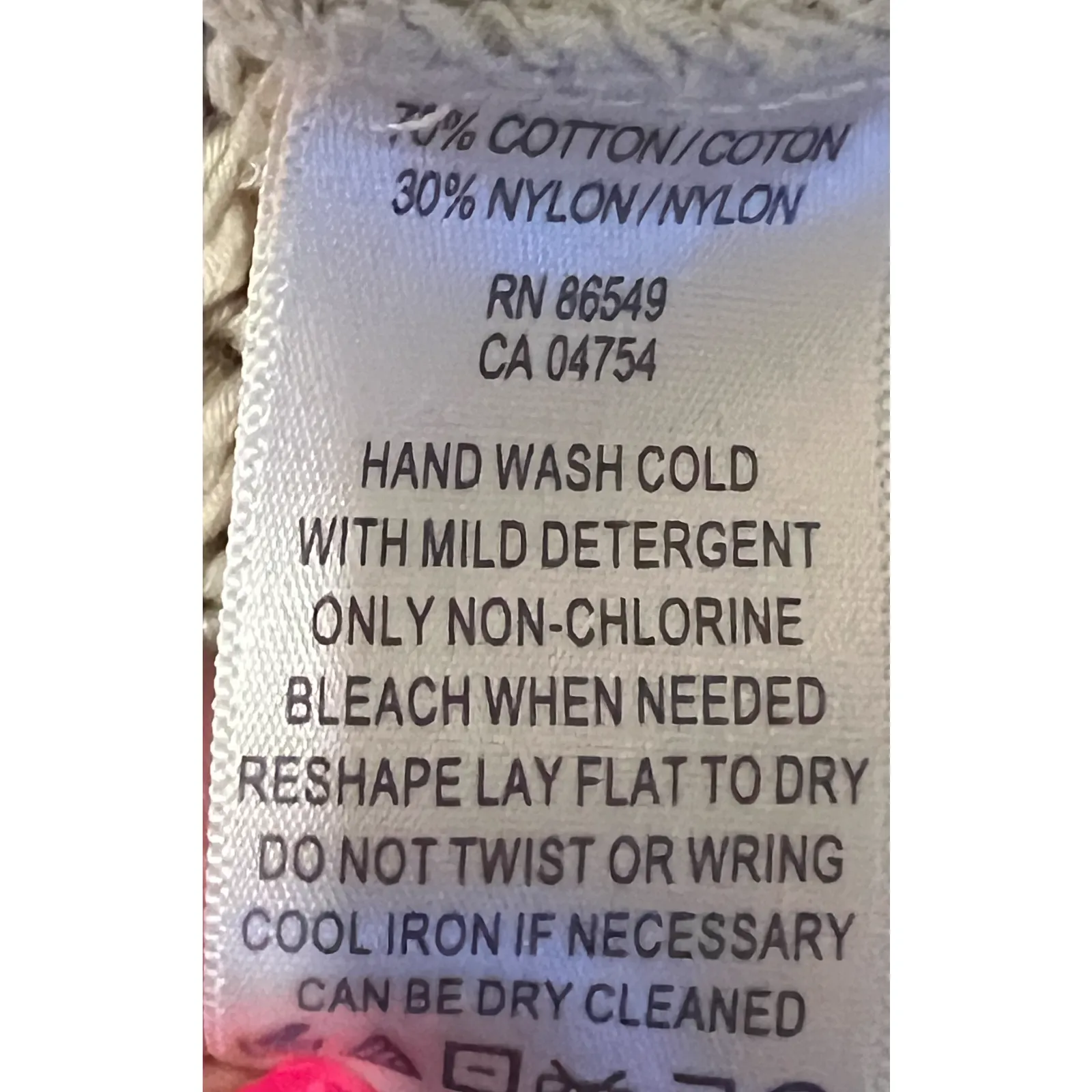 TOMMY BAHAMA Womens Sweater Size XS Beige Knit Open Long Sleeve Coatigan Light - Image 7