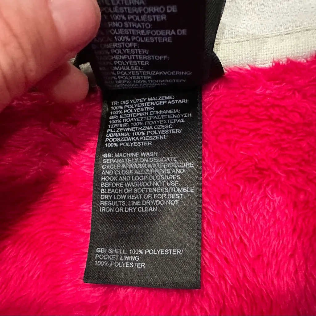 The North Face Fuchsia Pink Fleece Jacket Women's Medium M - Image 8