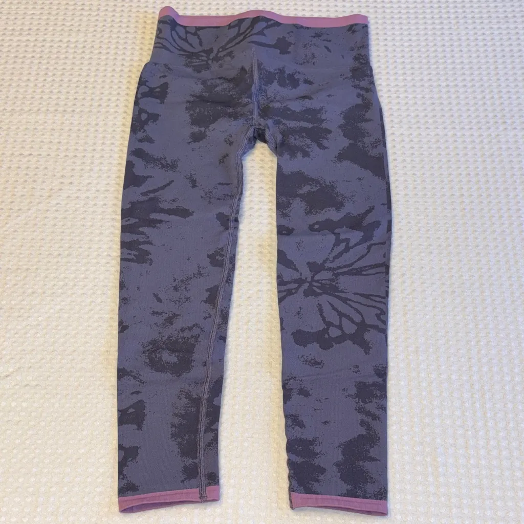 New SET! Free People Movement Purple Happiness Runs Crop Top & Leggings Set - Image 6