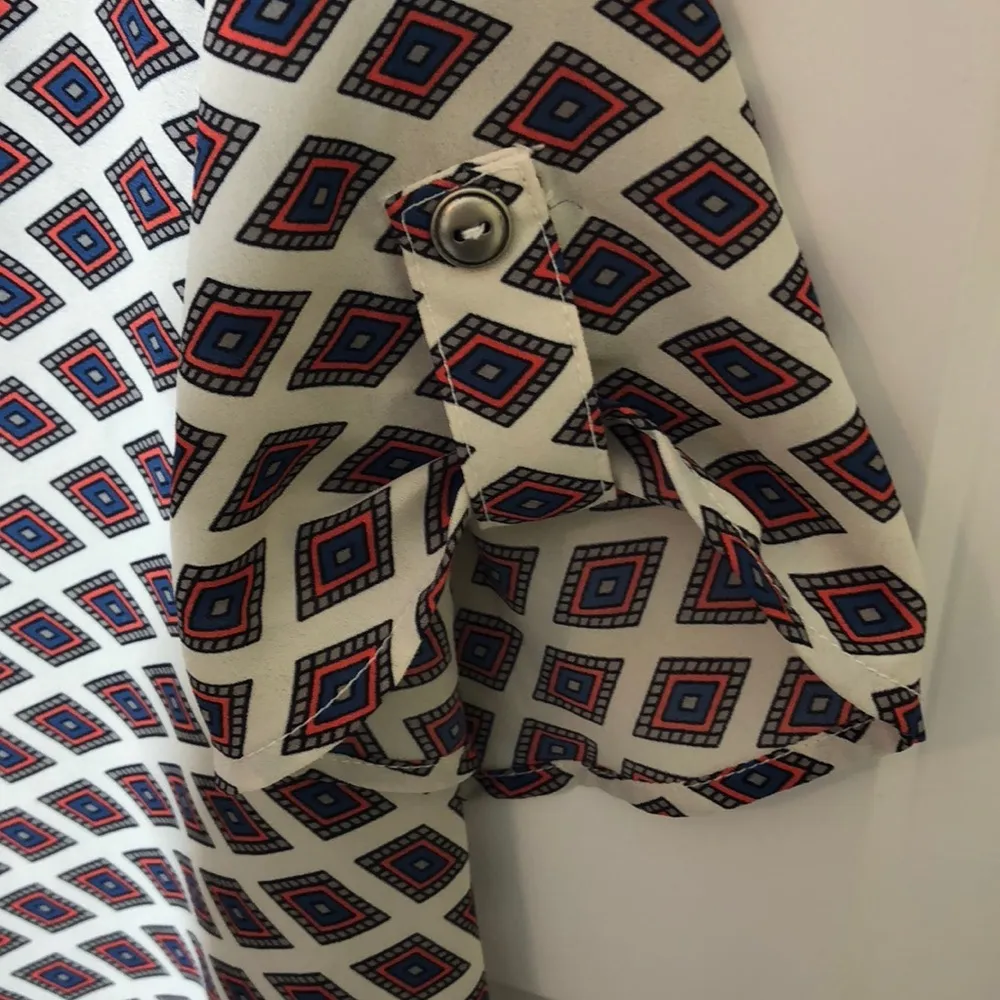 Alice Blue Print Blouse Stitch Fix - Image 3