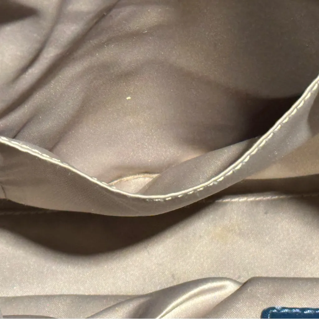 Coach Tan and Navy Shoulder Bag - Image 13