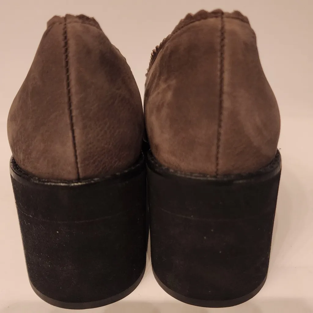 Eileen Fisher Harria Slip On Heeled Loafer Women’s Grey Size 7 - Image 3