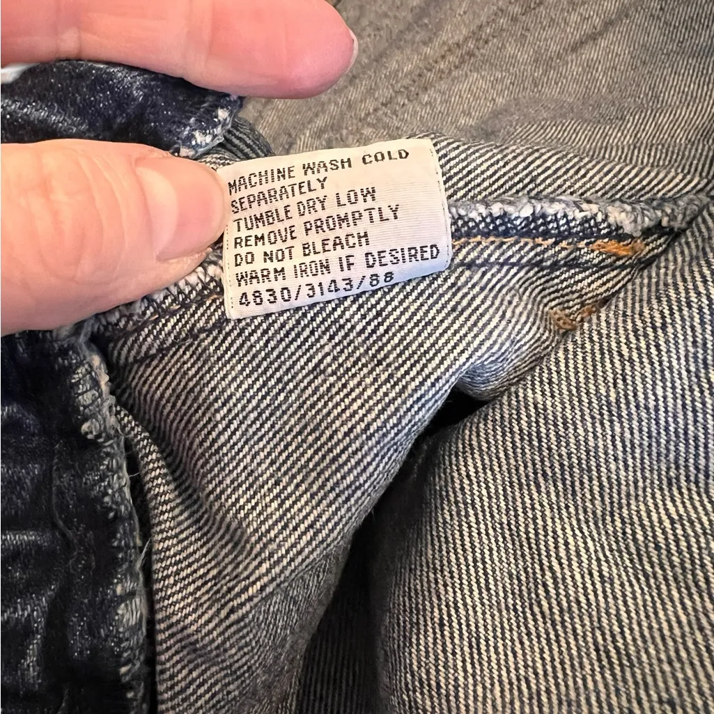 Sergio Valente Women Vtg 80’s Jean Denim Jacket M Back Pockets Baggy Streetwear Blue Size M - Image 6